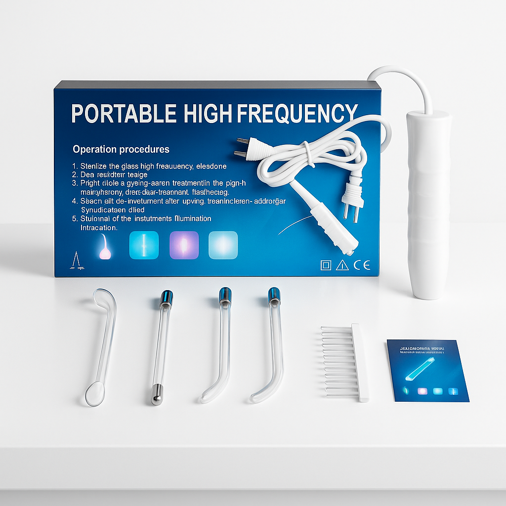 High Frequency Device for Skin & Hair Therapy - جهاز هاي فريكونسي لعلاج البشرة والشعر