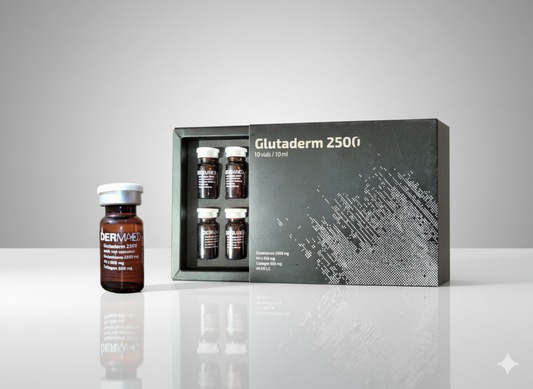 DermAD Glutathione 2500 – أمبولات تفتيح البشرة ومكافحة البقع الداكنة