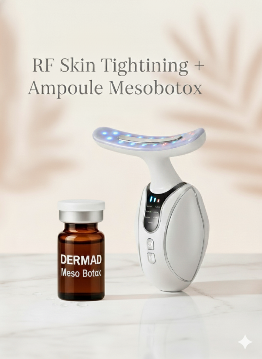 RF (Radio Frequency) Device with Mesotherapy - مع امبول ميزوبوتوكس ( RF ) جهاز