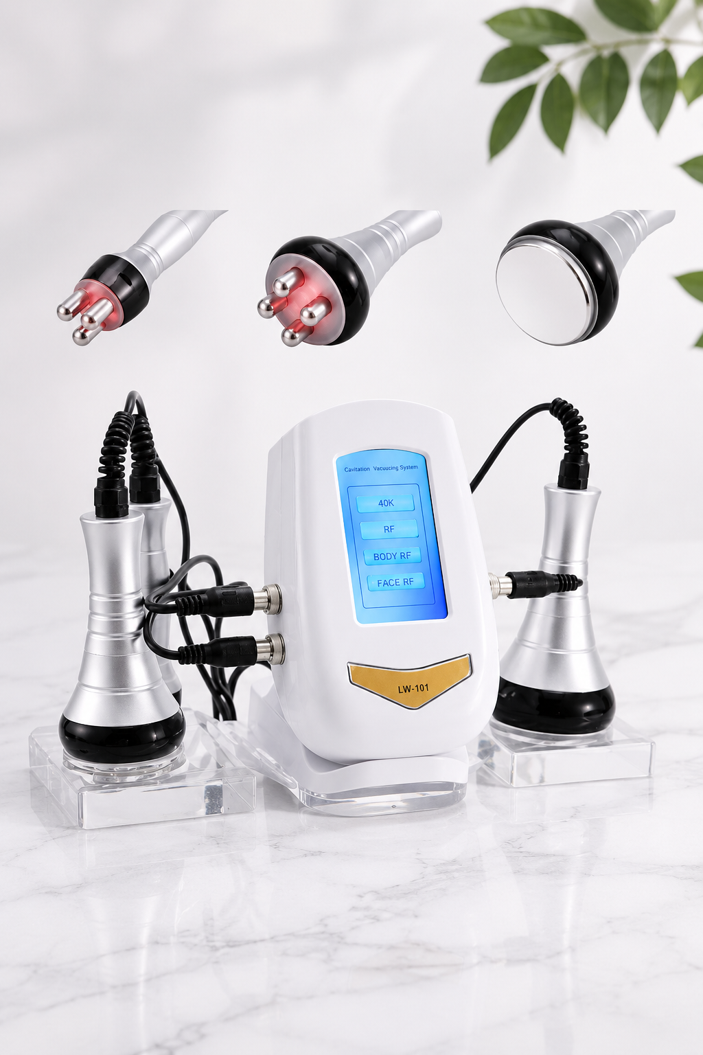 Mini 3-in-1 Cavitation & RF Beauty Device | جهاز كافيتيشن للوجه والجسم