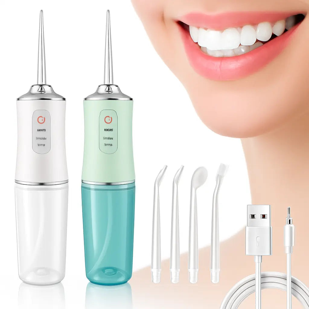 Water Flosser Teeth Cleaning Device - جهاز تنضيف الاسنان بالماء القابل للشحن