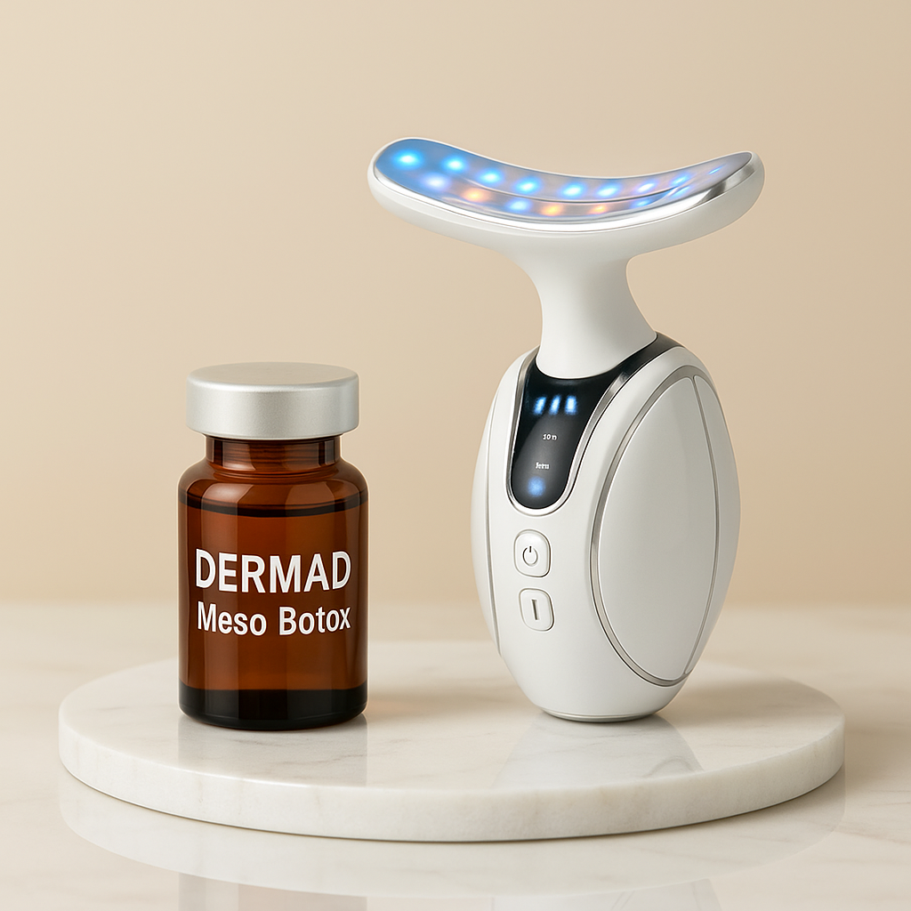 RF (Radio Frequency) Device with Skin Booster - مع امبول ميزو بوتكس ( RF ) جهاز