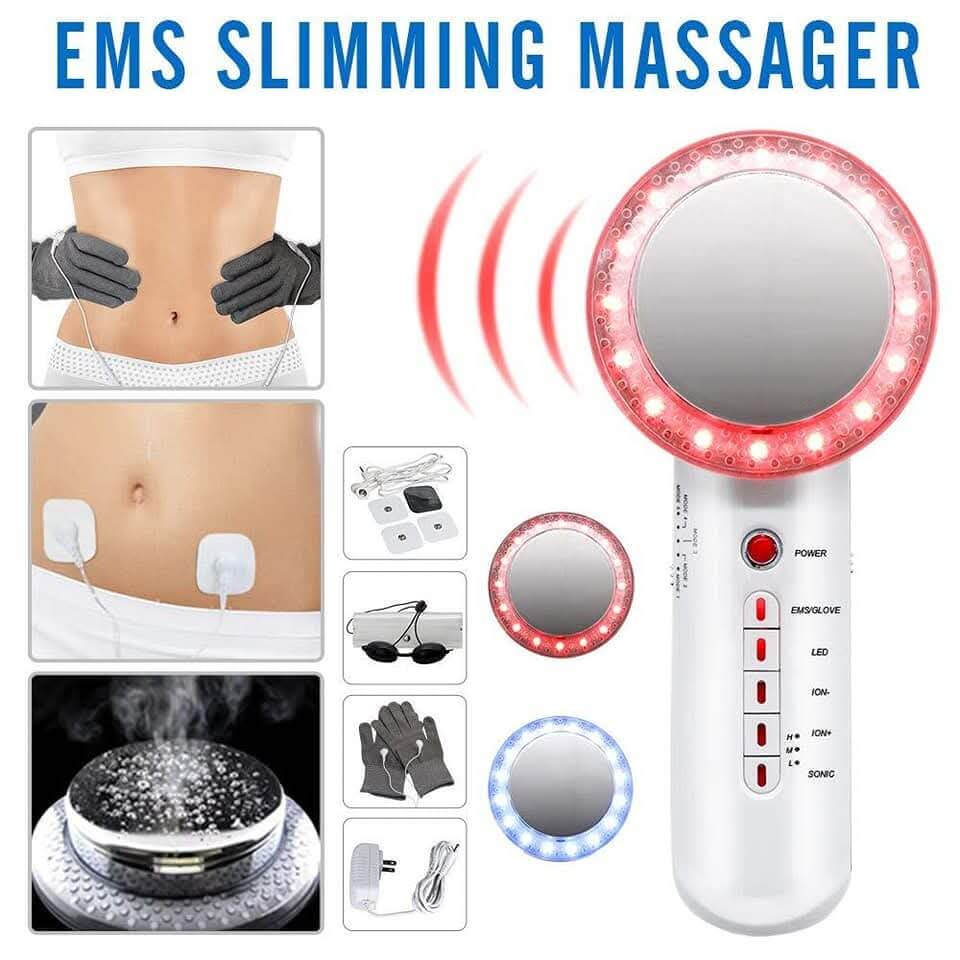 Cavitation Body Sculpting Device 6 in one -   جهاز كافيتيشن منزلي للعناية وشد البشره 6 في 1