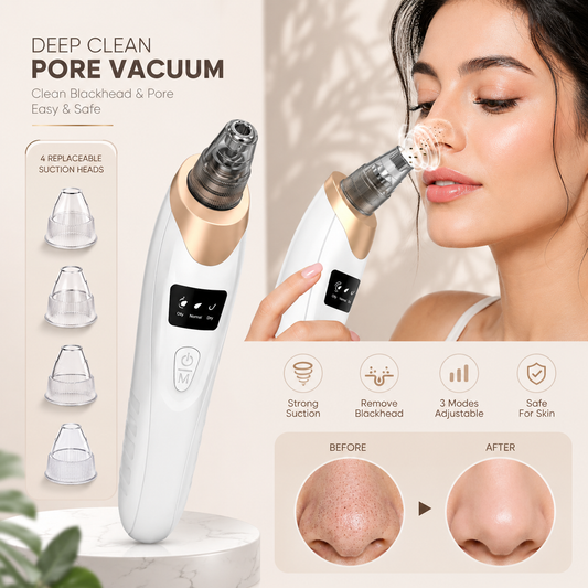 Vacuum Blackhead Remover & Deep Pore Cleaner | جهاز إزالة الرؤوس السوداء وتنظيف المسام العميق