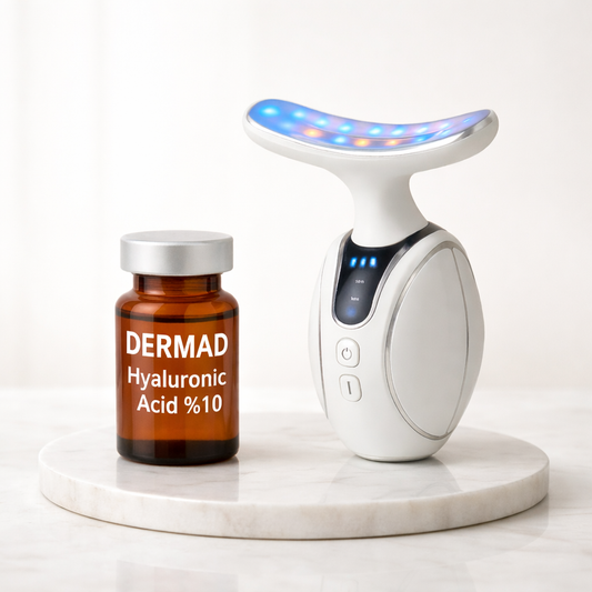 RF (Radio Frequency) Device with Mesotherapy - مع امبول هيالورنيك اسيد ( RF ) جهاز