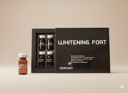 DermAD Whitening Fort – أمبولات التفتيح الفرنسية لتوحيد لون البشرة وإشراقتها الفورية | Made in France
