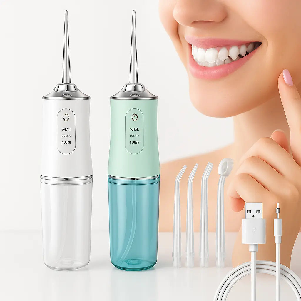Water Flosser Teeth Cleaning Device - جهاز تنضيف الاسنان بالماء القابل للشحن