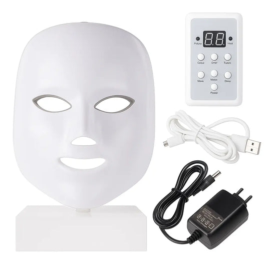 Light-up face mask only, no neck - قناع ضوئي وجه فقط بدون رقبه